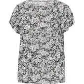 Usha Blusa preto / branco