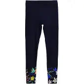 Desigual , Leggings florais, AlgodÃO, Azul, L