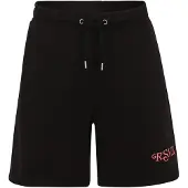 FILA Calças 'LAMSWAARDE' rosa claro / preto