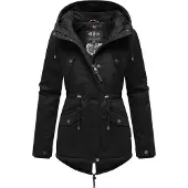 MARIKOO Parka de inverno 'Manolya' preto
