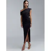 BWLDR Vestido 'Veleda' preto