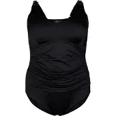 Swim By Zizzi Fato de banho 'Senya' preto