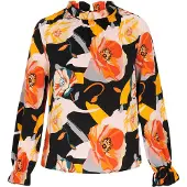 NAEMI Blusa amarelo / laranja / preto / branco