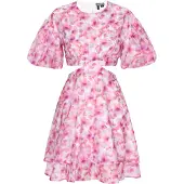 Dreimaster Vestido de cocktail orquídea / rosa / amora / branco
