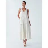 BWLDR Vestido 'Polly' marfim