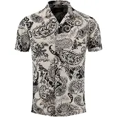 Key Largo Camisa 'Keys' bege / preto