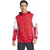 Adidas Casaco de treino 'SQ25' vermelho / branco