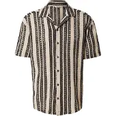 Only & Sons Camisa 'ONSDani' preto / branco lã