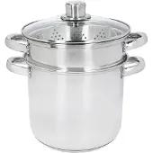 Kitchencraft Caçarola Pasta With Steamer Insert Italian