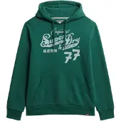 Superdry Moletom Com Capuz Leather&boot Co Script