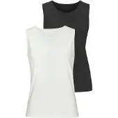 LASCANA Top preto / branco