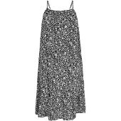 Swirly Vestido de verão 'Spring Summer' preto / branco