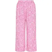 Gaya Calças rosa escuro / branco