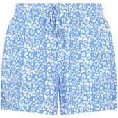 Swirly Calças azure / branco