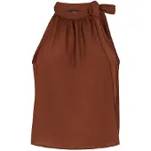Faina Top 'Fashion Look' castanho