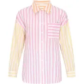 SANIKA Blusa 'Fashion Look' amarelo / laranja / rosa / branco