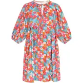Ebeeza Vestido bege / azul / laranja / rosa
