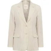 Part two Blazer 'PWNikoleta' preto / branco casca de ovo