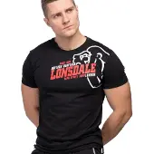 Lonsdale Camisa 'Walkley' vermelho / preto / branco