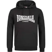 Lonsdale Sweatshirt 'Wolterton' preto / branco