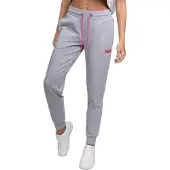 Lonsdale Calças de desporto cinzento / rosa