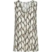 LASCANA Top creme / ouro / preto / prata