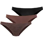LASCANA Cueca chocolate / preto