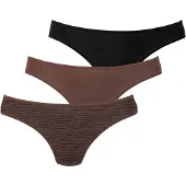 LASCANA Tanga castanho / preto