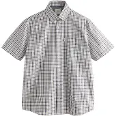 Next Camisa navy / oliveira / branco