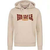 Lonsdale Sweatshirt 'Classic' areia / amarelo / borgonha