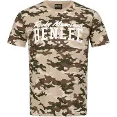 Benlee Camisa funcionais 'Camdden' bege / castanho / oliveira / branco