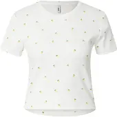 ONLY Camisa 'ONLFenja' amarelo / verde / branco