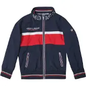 KOROSHI Casaco meia-estação navy / vermelho / branco