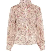 Usha Blusa bege / ouro / rosa escurecido
