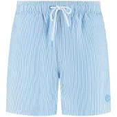 Shiwi Calções de banho 'Mike' azul claro / branco