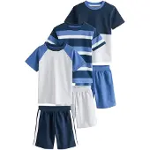 Next Pijama azul / marinho / acinzentado / branco