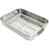 Kitchencraft Assadeira Aço Inoxidável 43x31 Cm
