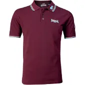 Lonsdale Camisa bege claro / navy / borgonha