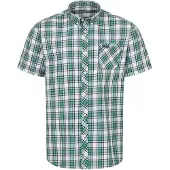 Lonsdale Camisa 'Brixworth' verde / preto / branco