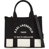 Karl Lagerfeld Malas de tiracolo 'K/RSG Square' creme / preto