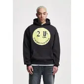 2Y Studios Sweatshirt 'Smiley' amarelo claro / preto
