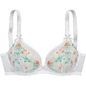 LASCANA Soutien bege / verde / laranja / branco