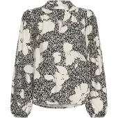 Inwear Blusa 'IdanaIW' preto / branco lã