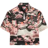 Superdry Camiseta De Manga Curta Mandarin Jacquard