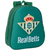 Safta Mochila 3d Real Betis Balompie 10l 27x33x10 Cm
