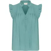 Kaffe Blusa 'KALiany' turquesa