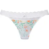 LASCANA Tanga menta / laranja claro / branco