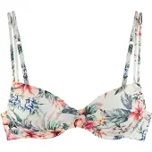 LASCANA Top de biquíni creme / azul / verde escuro / laranja escuro / branco