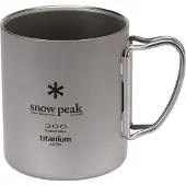 Snow Peak Titanium Double Walled Mug - 300ml
