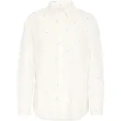 Saint tropez Blusa 'Dianne' azure / branco